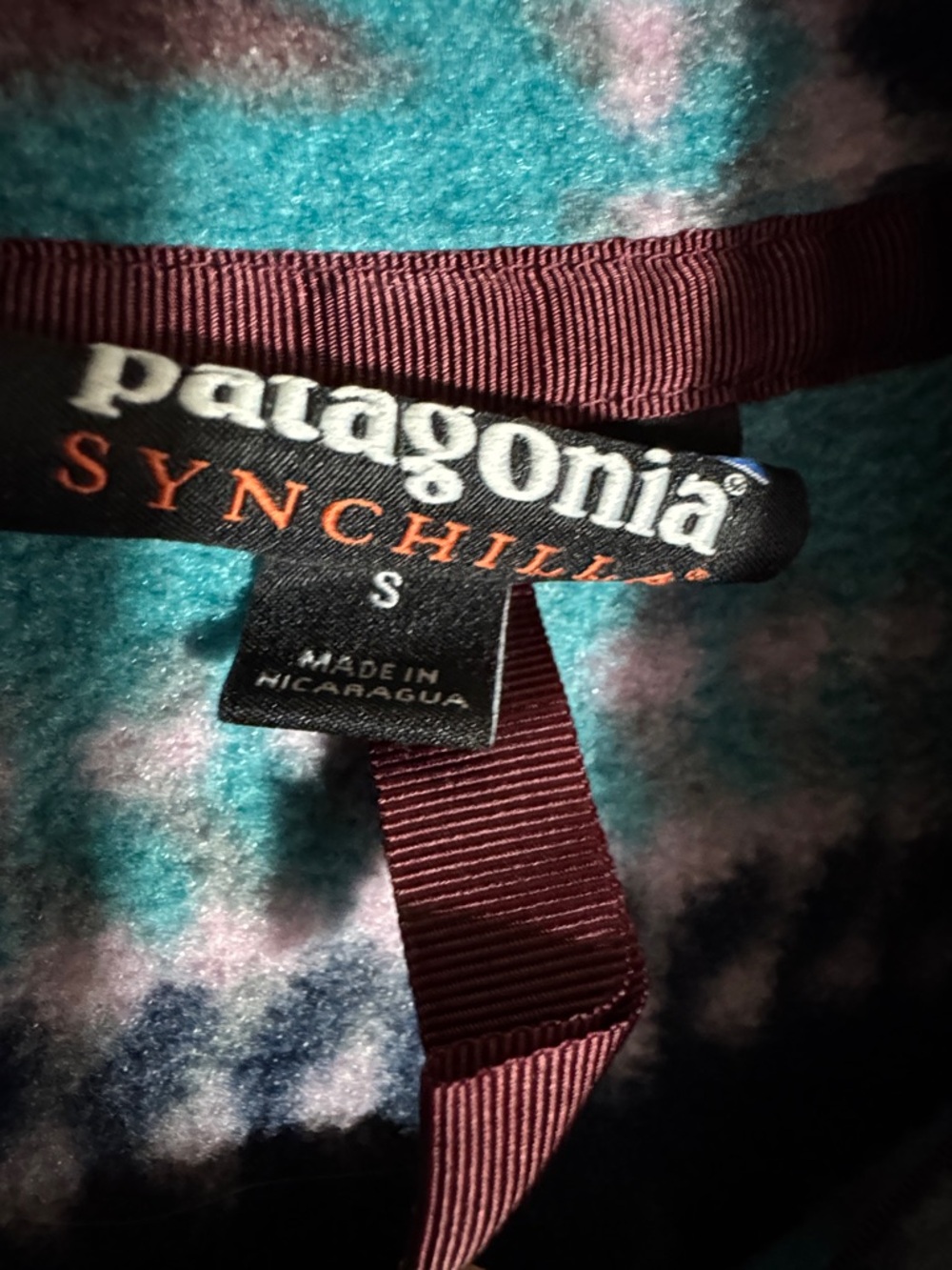 Patagonia Synchilla Snap T Fleece Pullover in Laughing Waters size Small - Picture 4 of 6